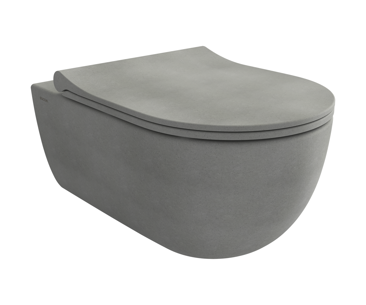 Bocchi V‑Tondo Rimless Asma Klozet Mat Beton ürün görseli