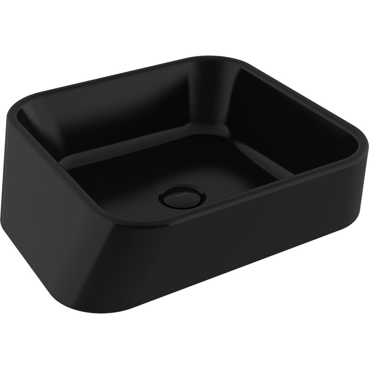 Bocchi Firenze Çanak Lavabo Parlak Siyah