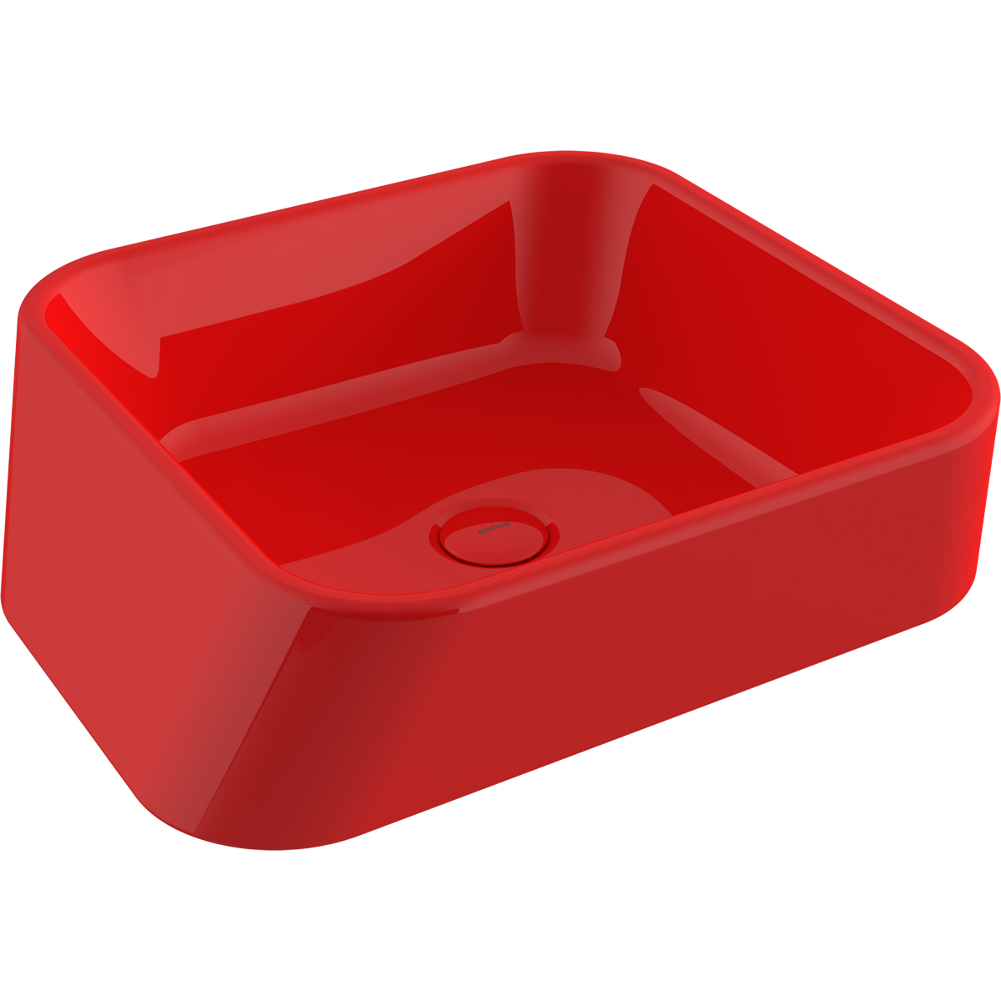 Bocchi Firenze Çanak Lavabo Parlak Kırmızı