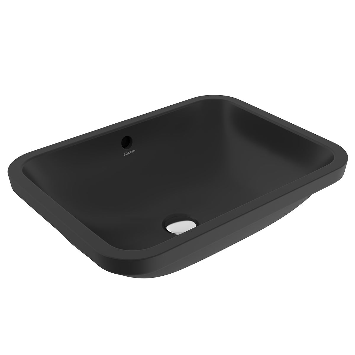 Bocchi Scala Arch Tezgâh Altı Lavabo 55 cm Mat Siyah