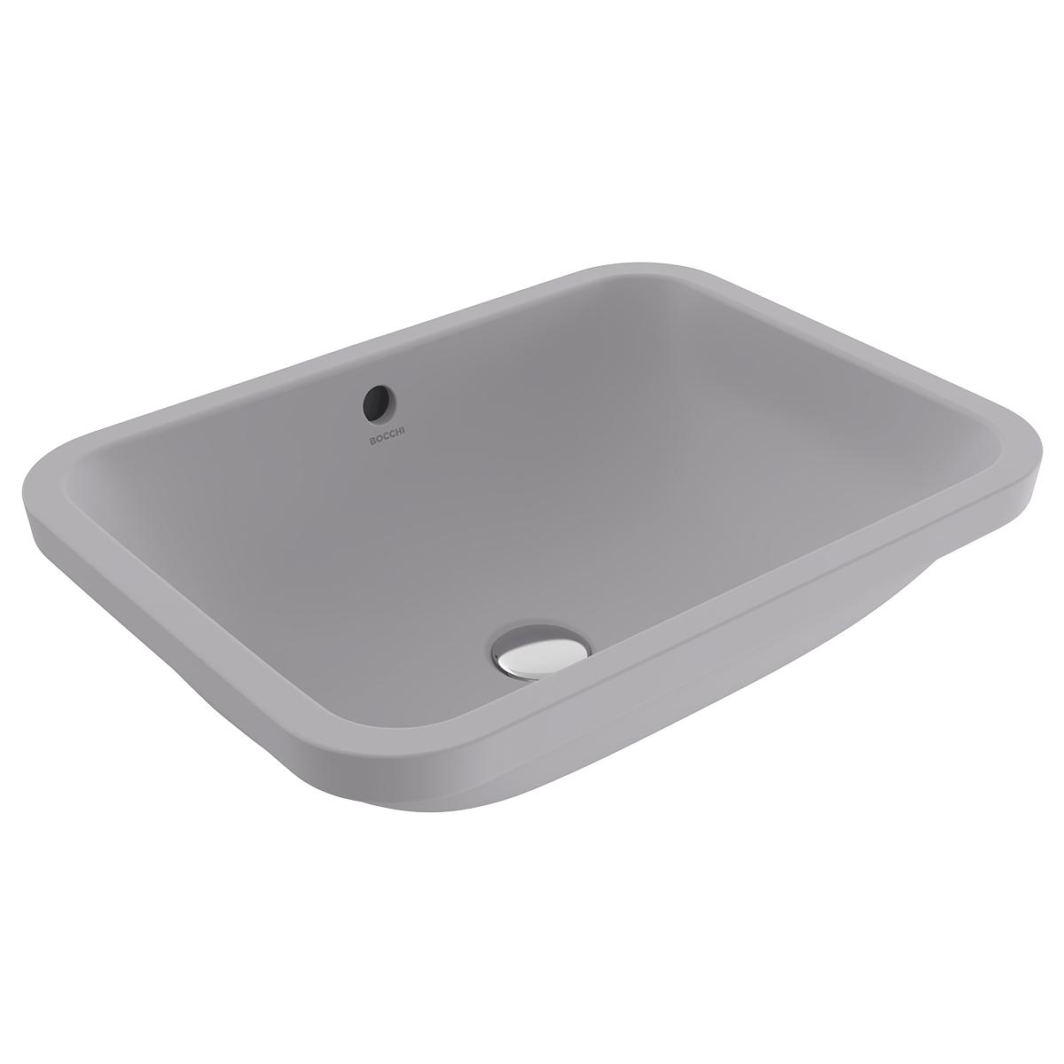 Bocchi Scala Arch Tezgâh Altı Lavabo 55 cm Mat Gri