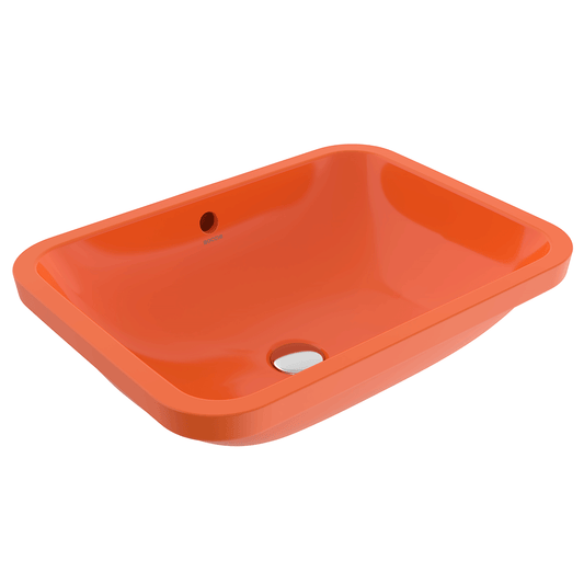 Bocchi Scala Arch Tezgâh Altı Lavabo 55 cm Parlak Turuncu
