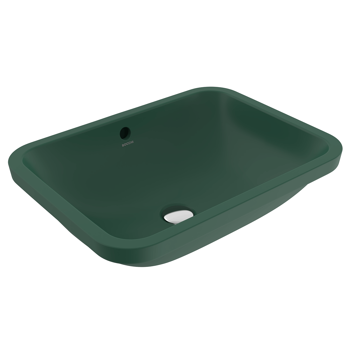 Bocchi Scala Arch Tezgâh Altı Lavabo 55 cm Mat Yeşil