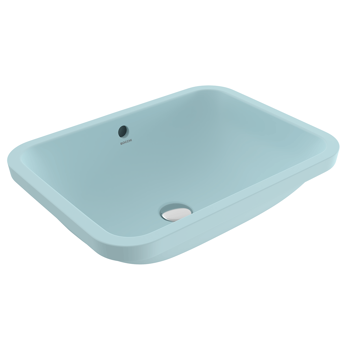 Bocchi Scala Arch Tezgâh Altı Lavabo 55 cm Mat Buz Mavisi