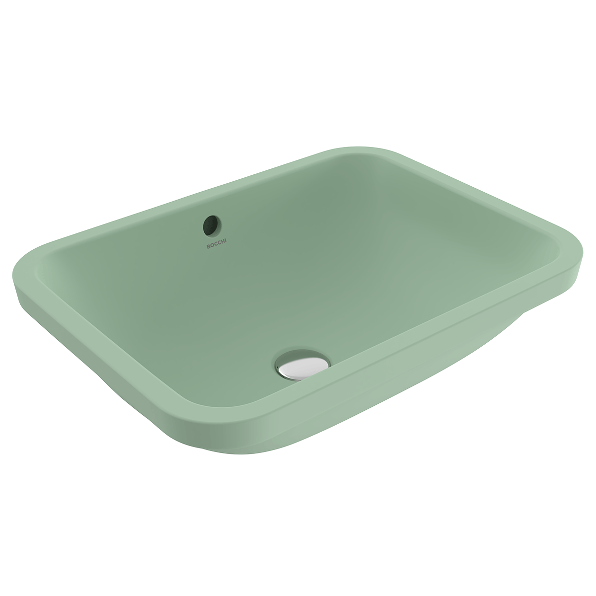 Bocchi Scala Arch Tezgâh Altı Lavabo 55 cm Mat Mint Yeşil