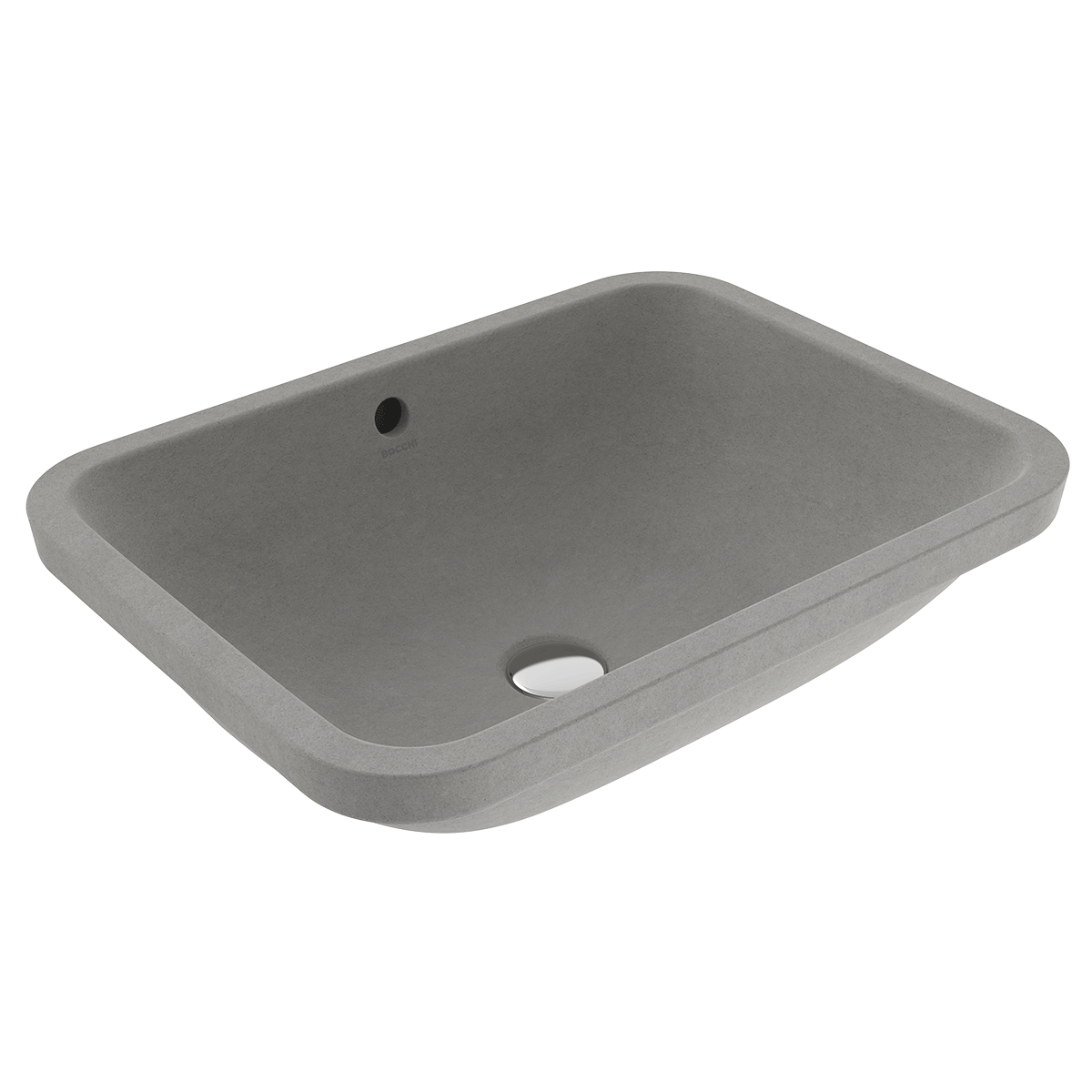 Bocchi Scala Arch 55 cm tezgâh altı lavabo Mat Beton