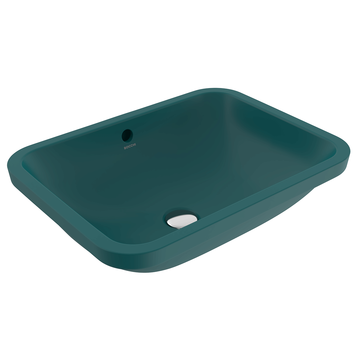 Bocchi Scala Arch 55 cm tezgâh altı lavabo Mat Petrol Mavisi