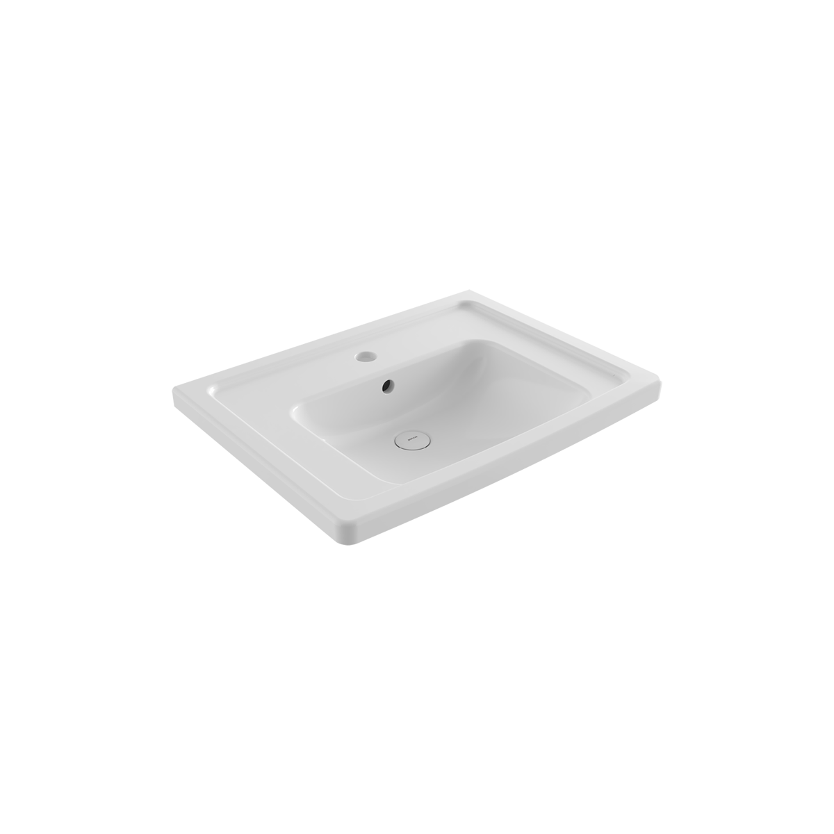 Bocchi Taormina Pro 66 cm Etajerli Lavabo Parlak Beyaz ürün görseli