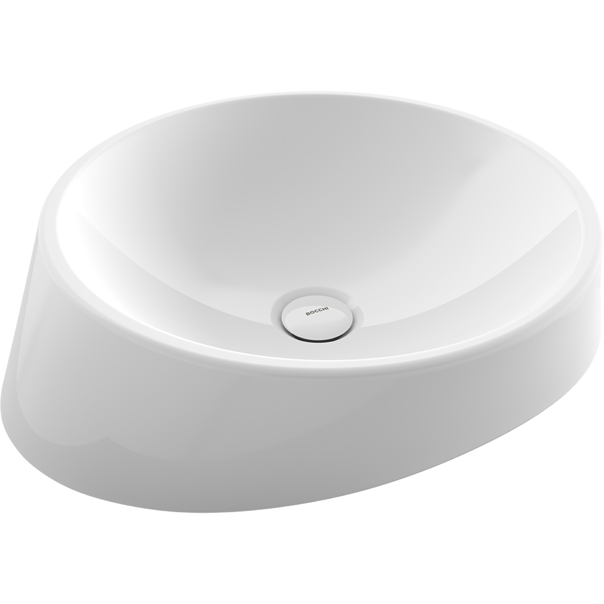 Bocchi Venezia 56 cm Çanak Lavabo Parlak Beyaz