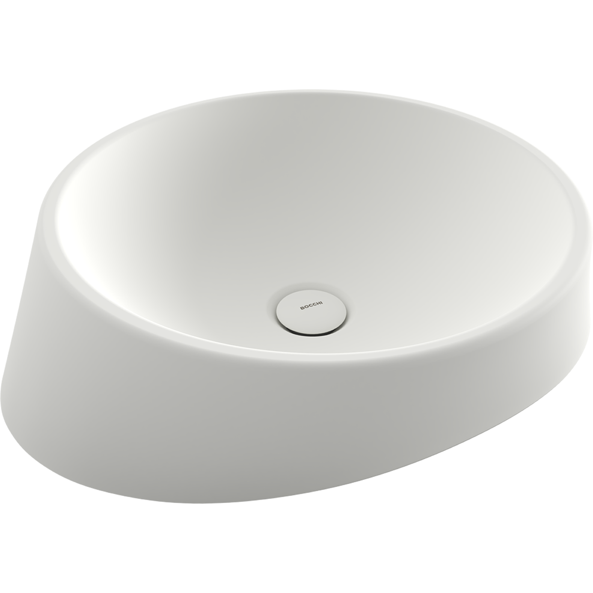 Bocchi Venezia 56 cm Çanak Lavabo Mat Beyaz