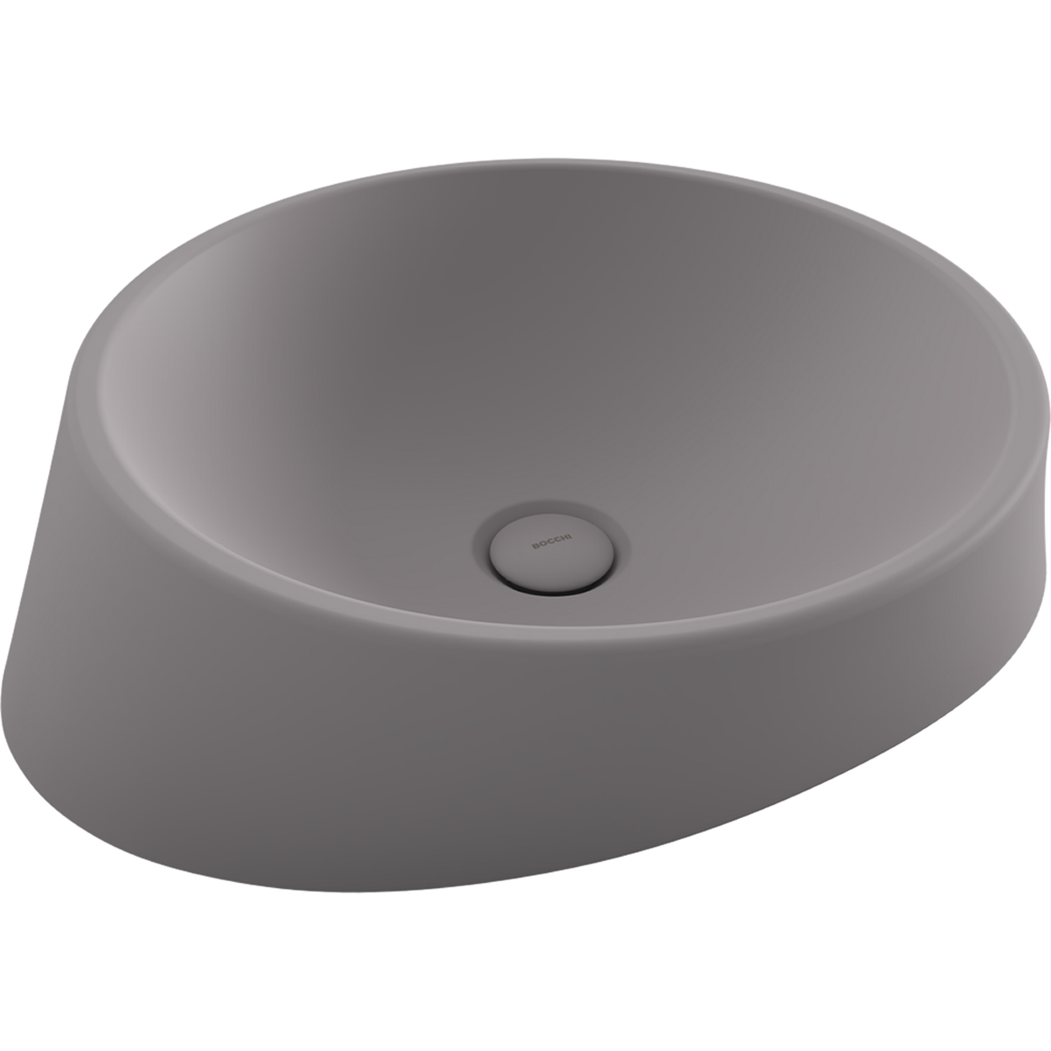 Bocchi Venezia 56 cm Çanak Lavabo Mat Gri