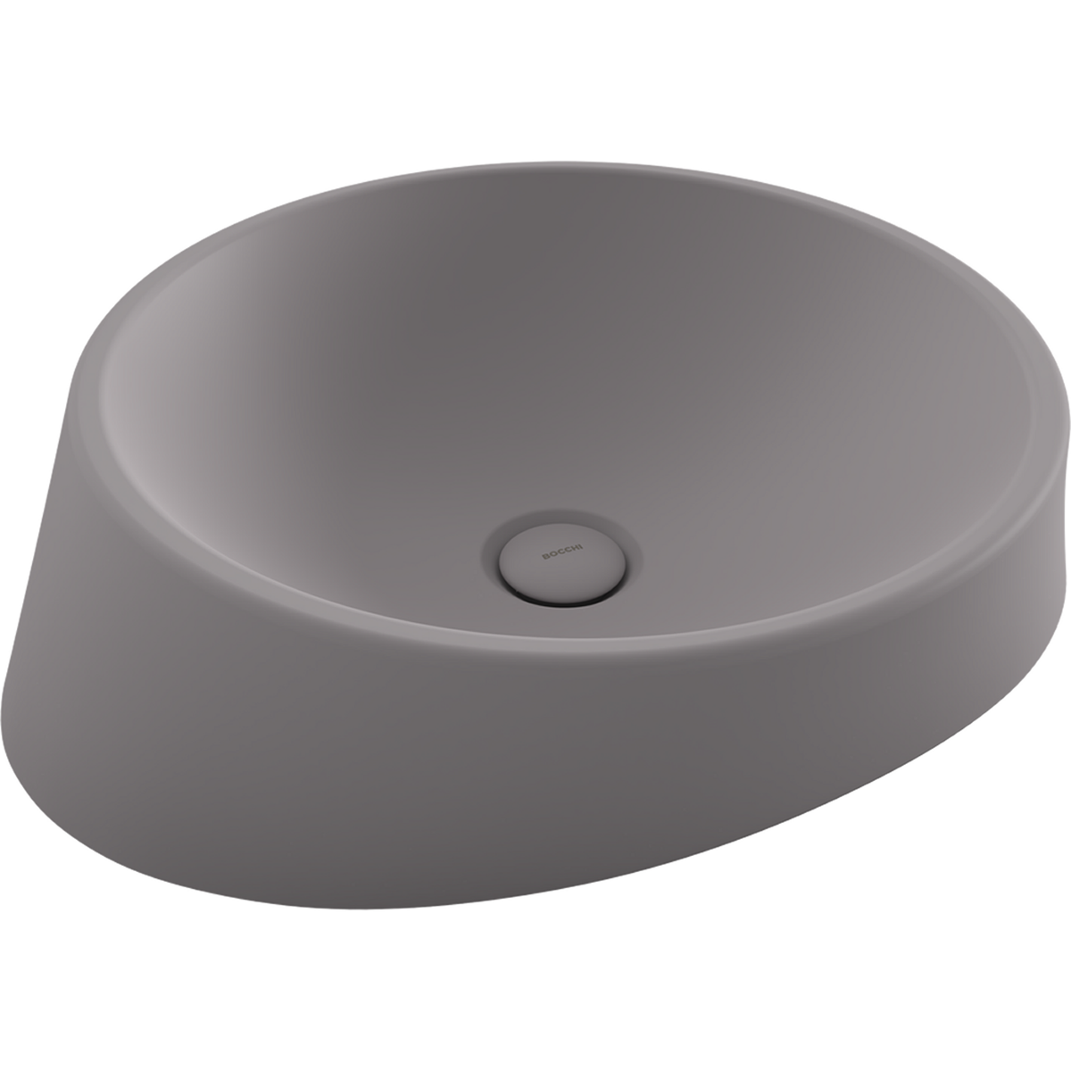 Bocchi Venezia 56 cm Çanak Lavabo Mat Gri