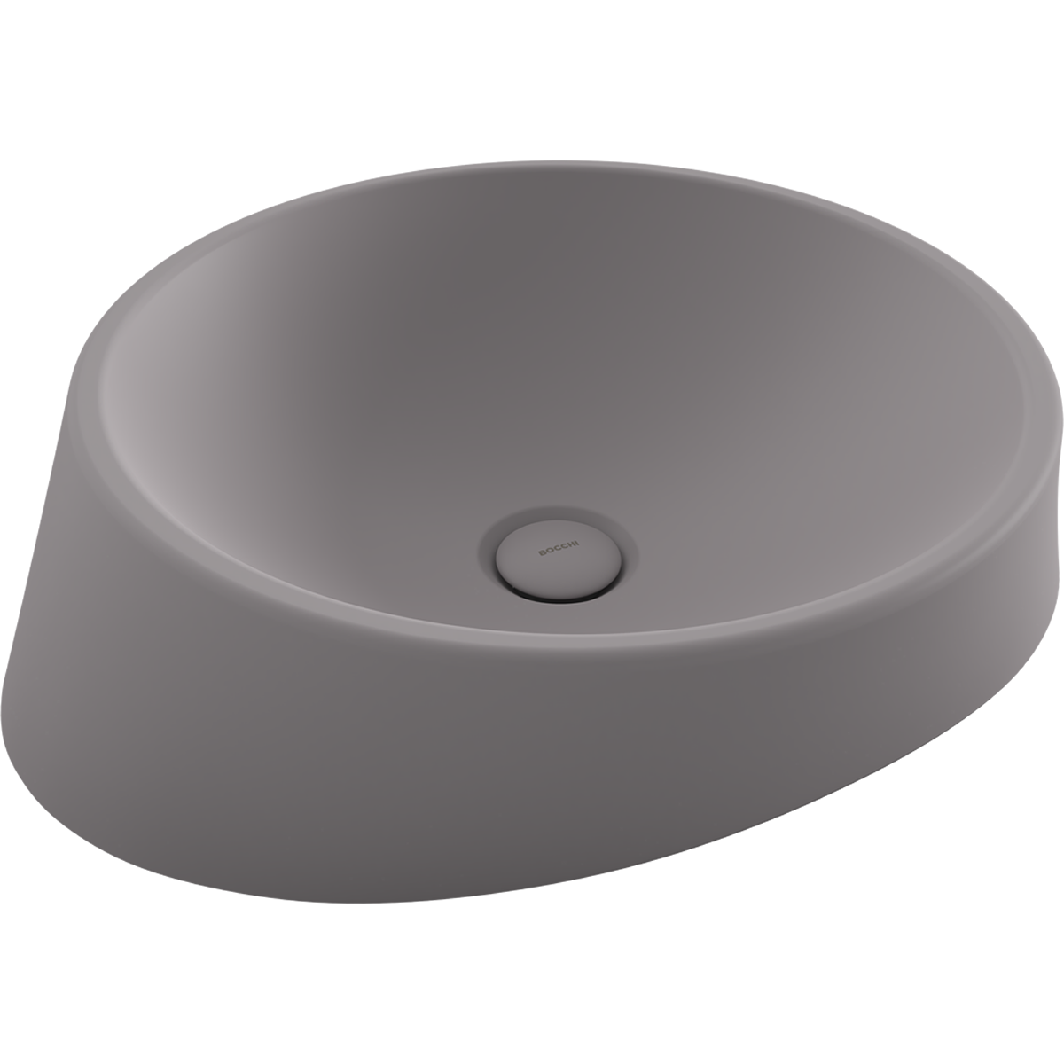 Bocchi Venezia 56 cm Çanak Lavabo Mat Gri