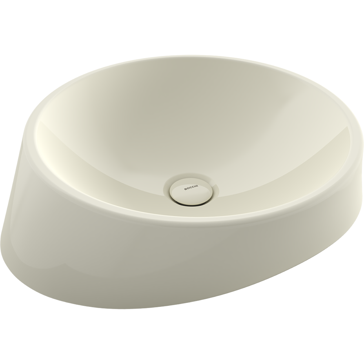 Bocchi Venezia 56 cm Çanak Lavabo Parlak Bisküvi
