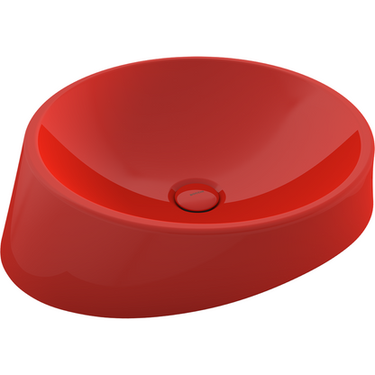 Bocchi Venezia 56 cm Çanak Lavabo Parlak Kırmızı