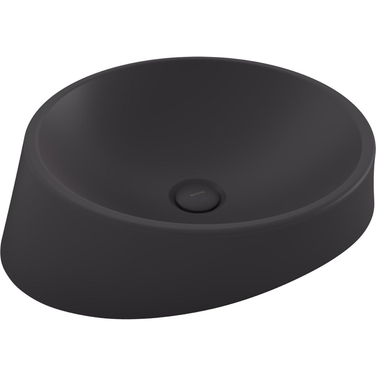 Bocchi Venezia 56 cm Çanak Lavabo Mat Antrasit