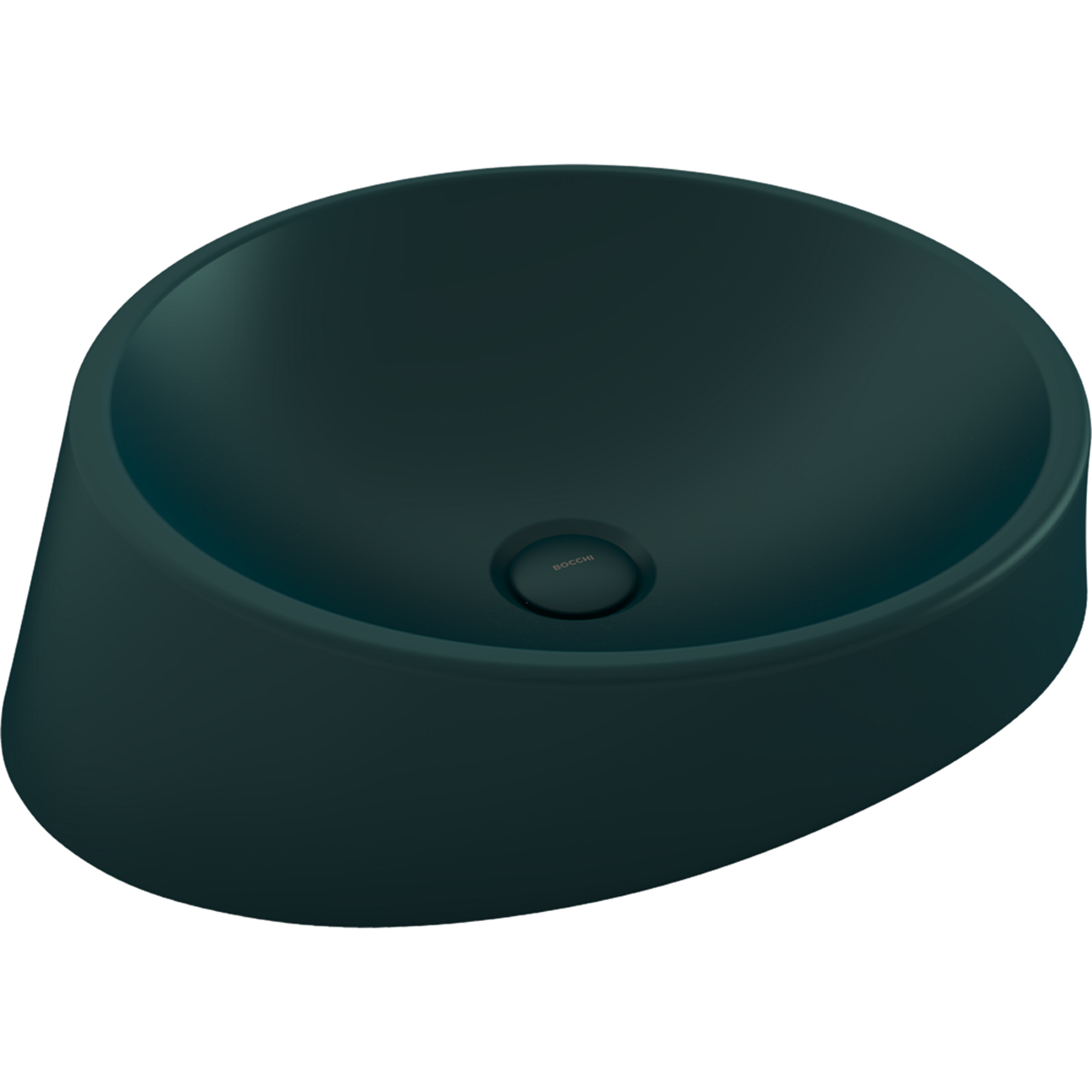 Bocchi Venezia 56 cm Çanak Lavabo Mat Petrol Mavisi