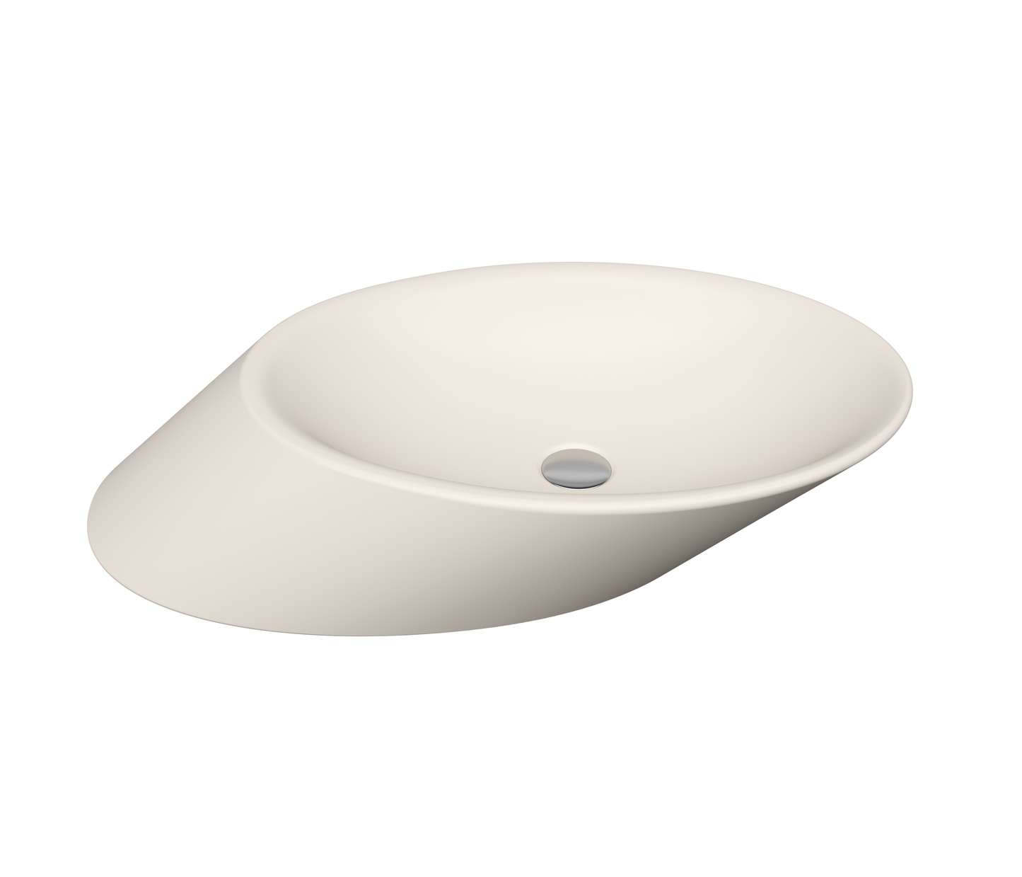 Bocchi Vessel Yatay Çanak Lavabo 72 cm Mat Yasemin