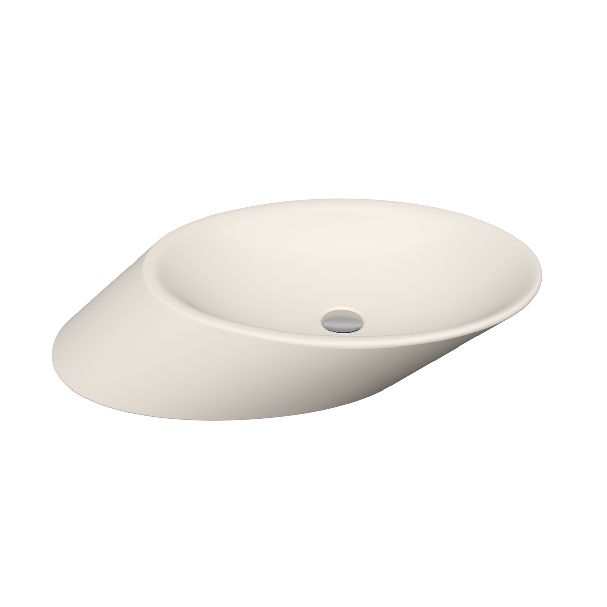Bocchi Vessel Yatay Çanak Lavabo 72 cm Mat Yasemin
