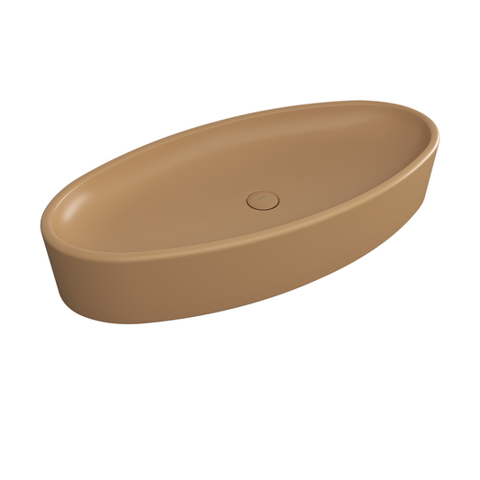 Bocchi Vessel Elips Çanak Lavabo 85 cm Mat Kaşmir
