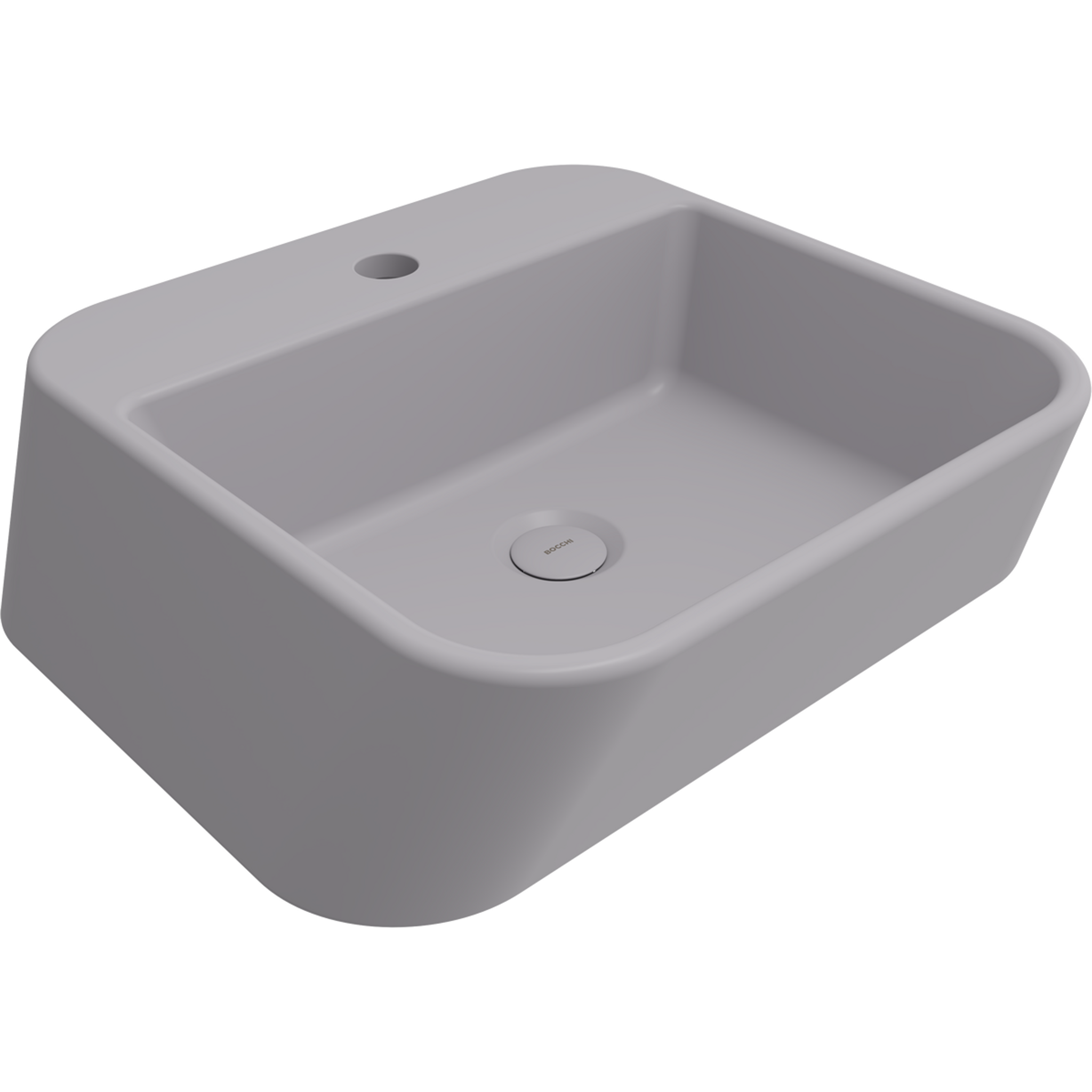 Bocchi Firenze Çanak Lavabo 50 cm Mat Gri