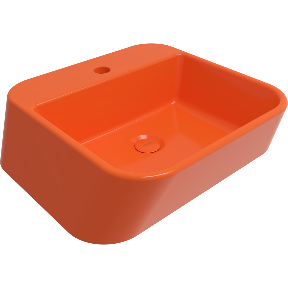 Bocchi Firenze Çanak Lavabo 50 cm Parlak Turuncu