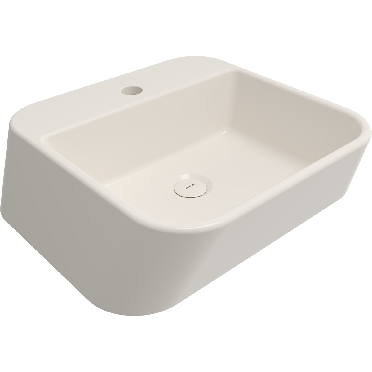 Bocchi Firenze Çanak Lavabo 50 cm Parlak Bisküvi