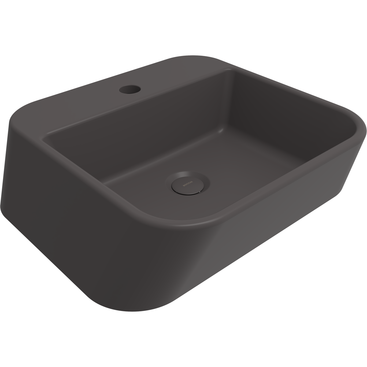 Bocchi Firenze Çanak Lavabo 50 cm Mat Antrasit
