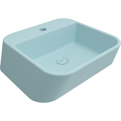 Bocchi Firenze Çanak Lavabo 50 cm Mat Buz Mavisi