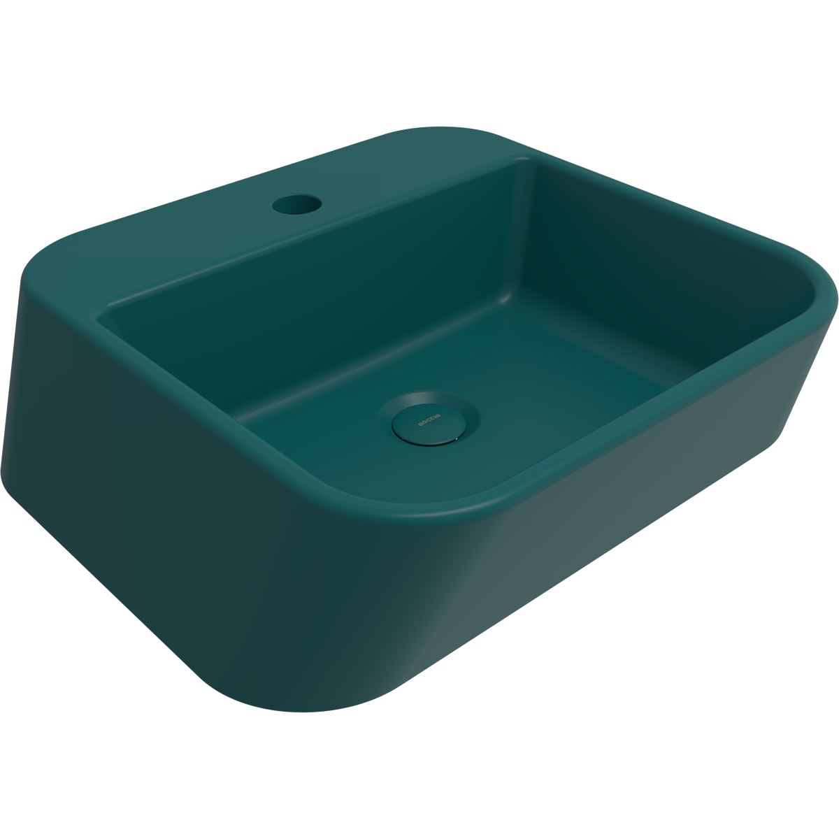 Bocchi Firenze Çanak Lavabo 50 cm Mat Petrol Mavisi
