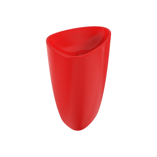 Bocchi Etna 58 cm monoblok lavabo Parlak Kırmızı