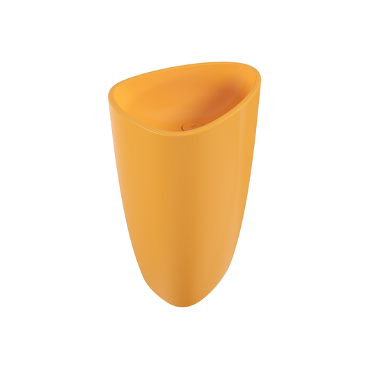 Bocchi Etna 58 cm monoblok lavabo Parlak Mandalina Sarısı
