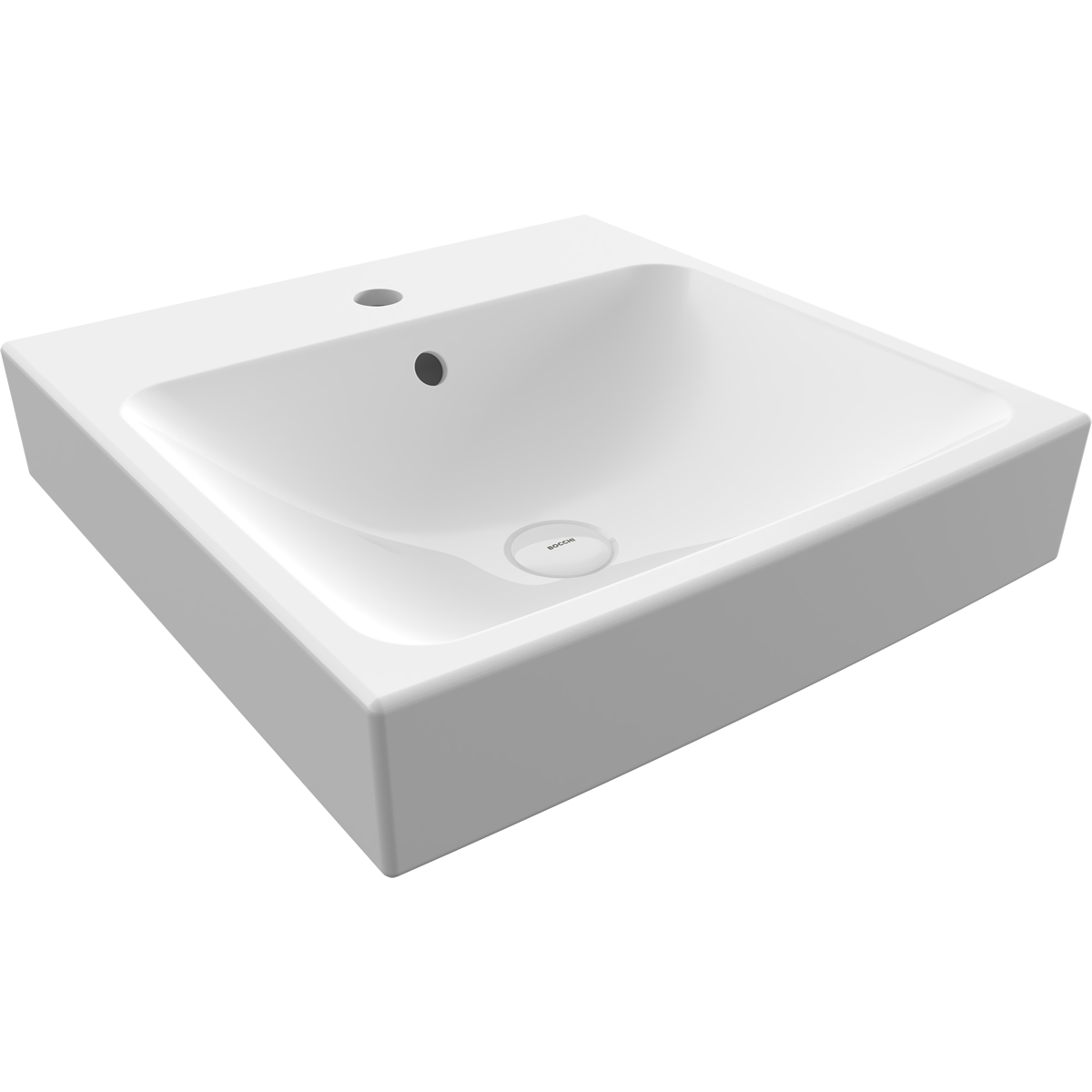 Bocchi Scala Arch Tezgâh Üstü Lavabo 48 cm Parlak Beyaz ürün görseli