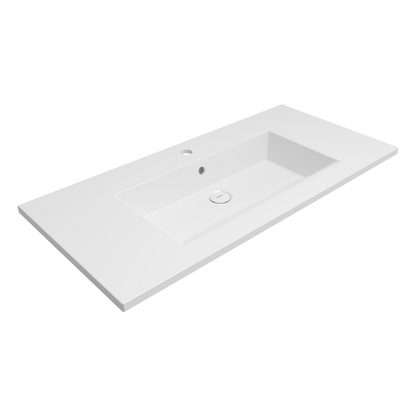 Bocchi Milano Etajerli Lavabo 100 cm Parlak Beyaz ürün görseli
