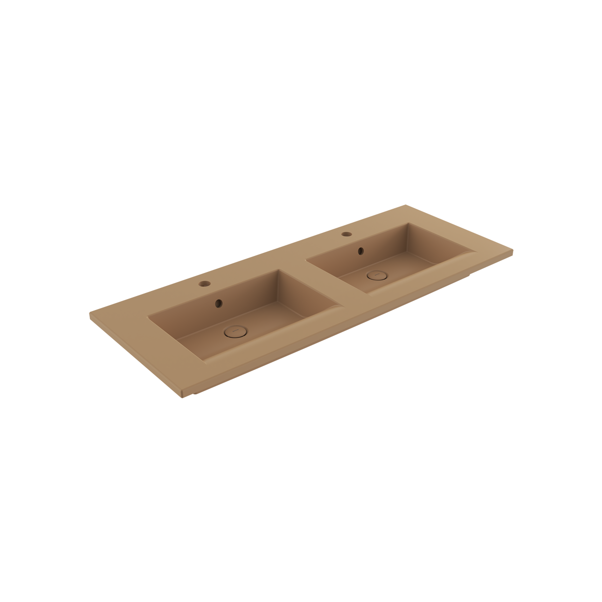 Bocchi Milano Çift Gözlü Lavabo 120 cm Mat Kaşmir ürün görseli