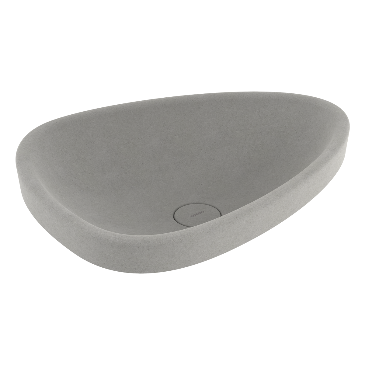 Bocchi Etna 58 cm tezgâh üstü lavabo Mat Beton