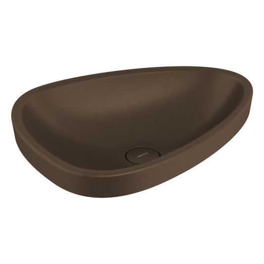 Bocchi Etna 58 cm tezgâh üstü lavabo Mat Bronz