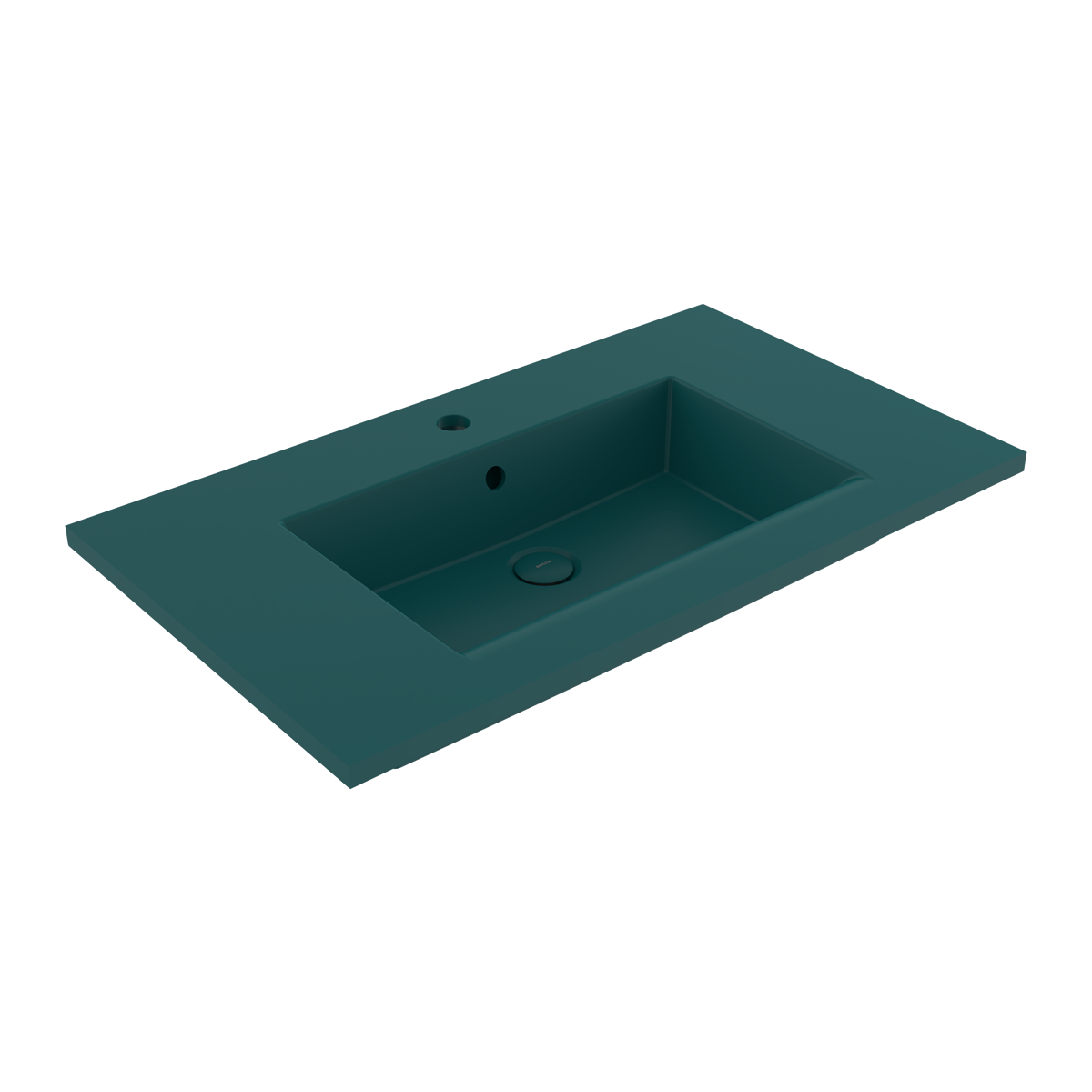 Bocchi Milano Etajerli Lavabo 80 cm Mat Petrol Mavisi ürün görseli