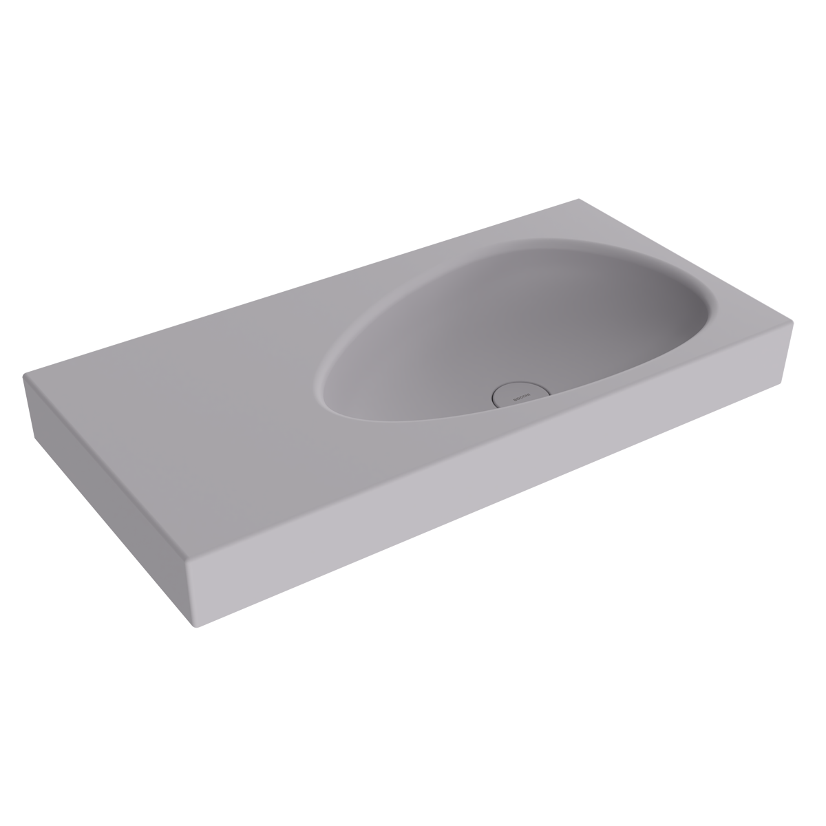 Bocchi Etna 90 cm Etajerli Lavabo Mat Gri ürün görseli