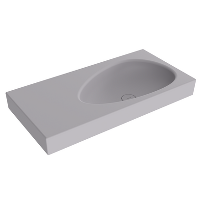 Bocchi Etna 90 cm Etajerli Lavabo Mat Gri ürün görseli