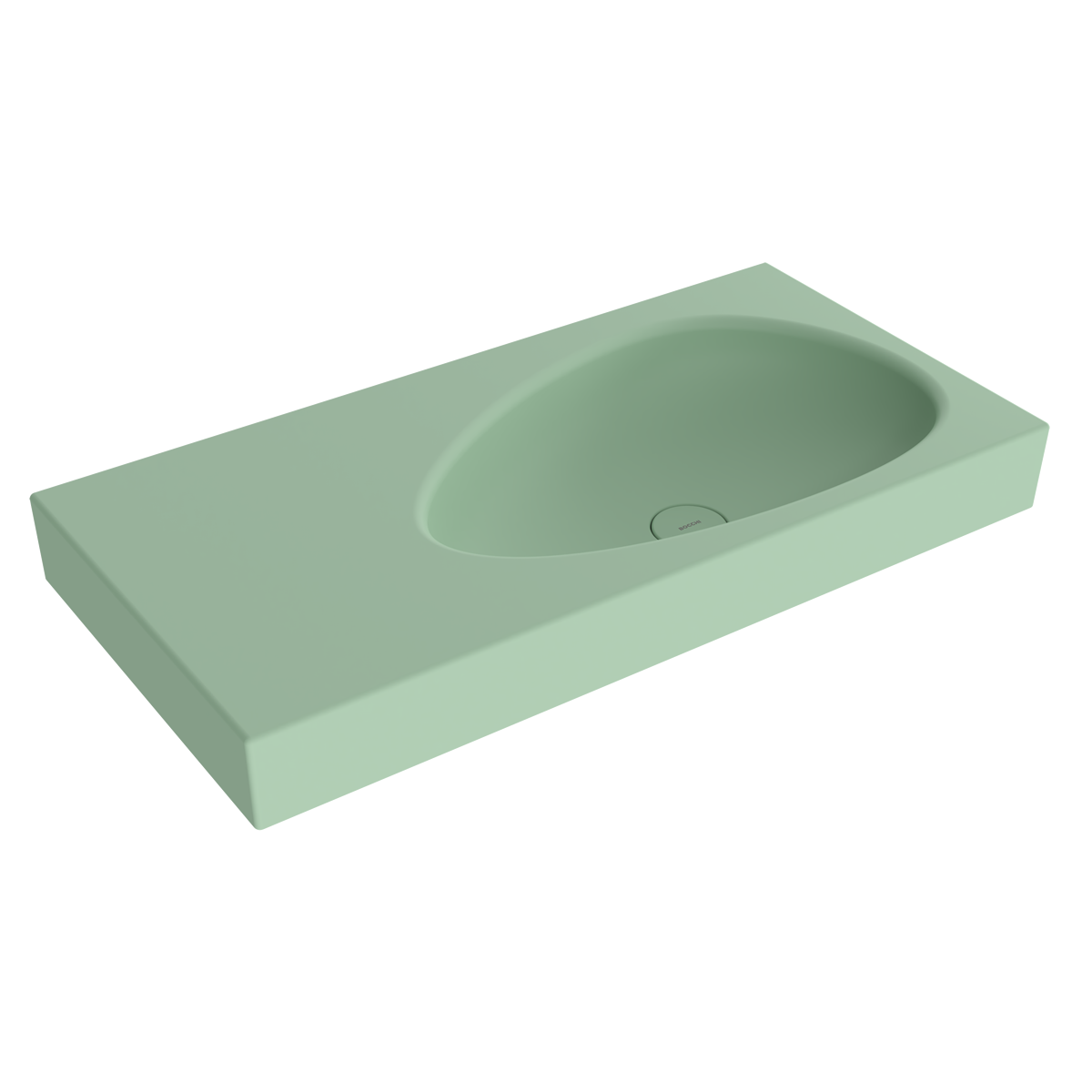 Bocchi Etna 90 cm Etajerli Lavabo Mat Mint Yeşil ürün görseli