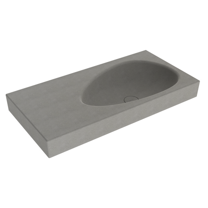Bocchi Etna 90 cm Etajerli Lavabo Mat Beton ürün görseli