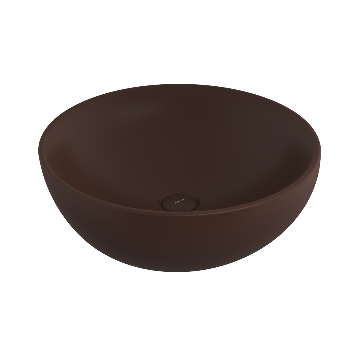 Bocchi Venezia 45 cm Çanak Lavabo Mat Kahve