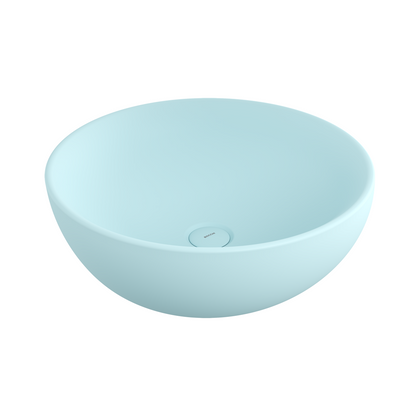 Bocchi Venezia 45 cm Çanak Lavabo Mat Buz Mavisi