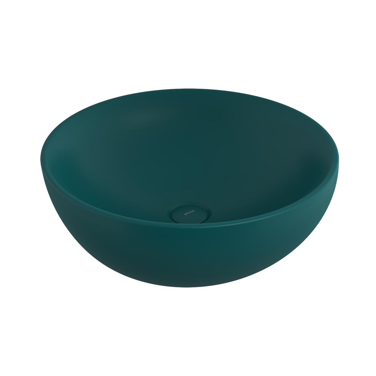 Bocchi Venezia 45 cm Çanak Lavabo Mat Petrol Mavisi
