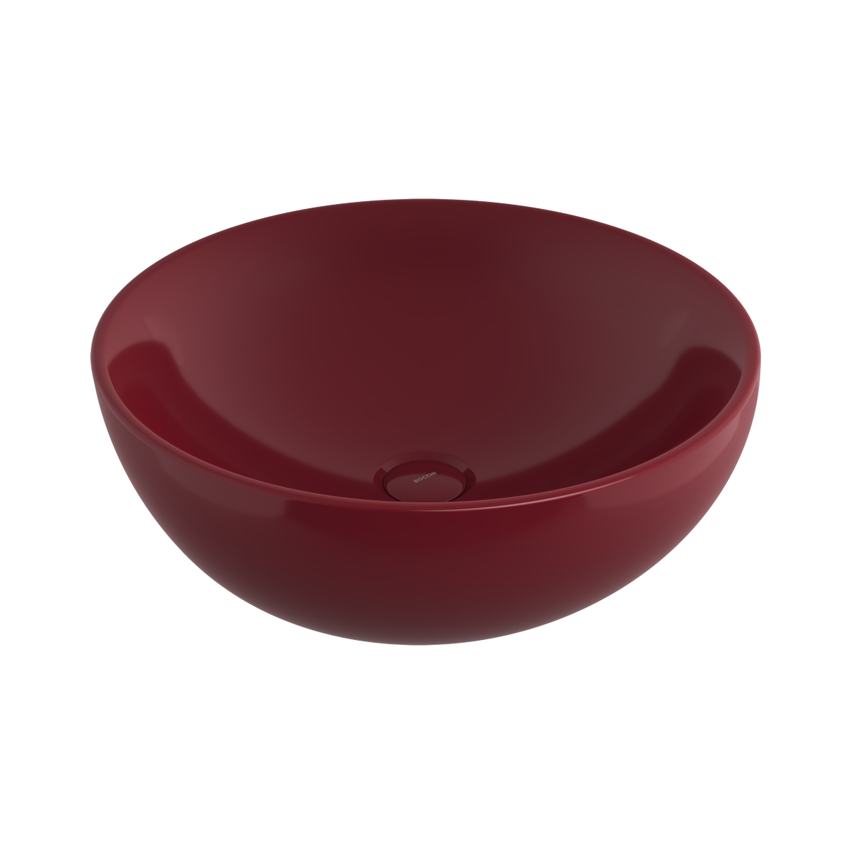 Bocchi Venezia 45 cm Çanak Lavabo Parlak Burgonya Bordosu