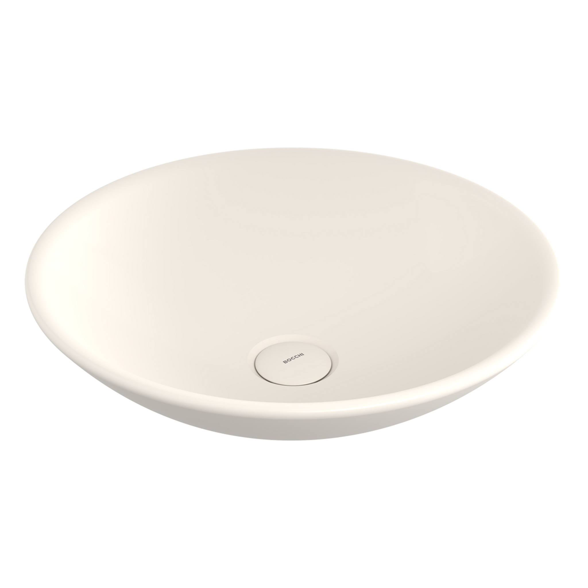 Bocchi Venezia 40 cm Çanak Lavabo Parlak Bisküvi