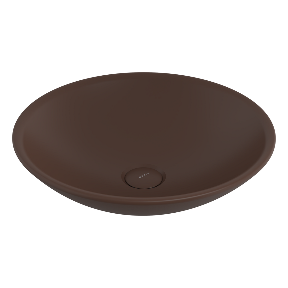 Bocchi Venezia 40 cm Çanak Lavabo Mat Kahve