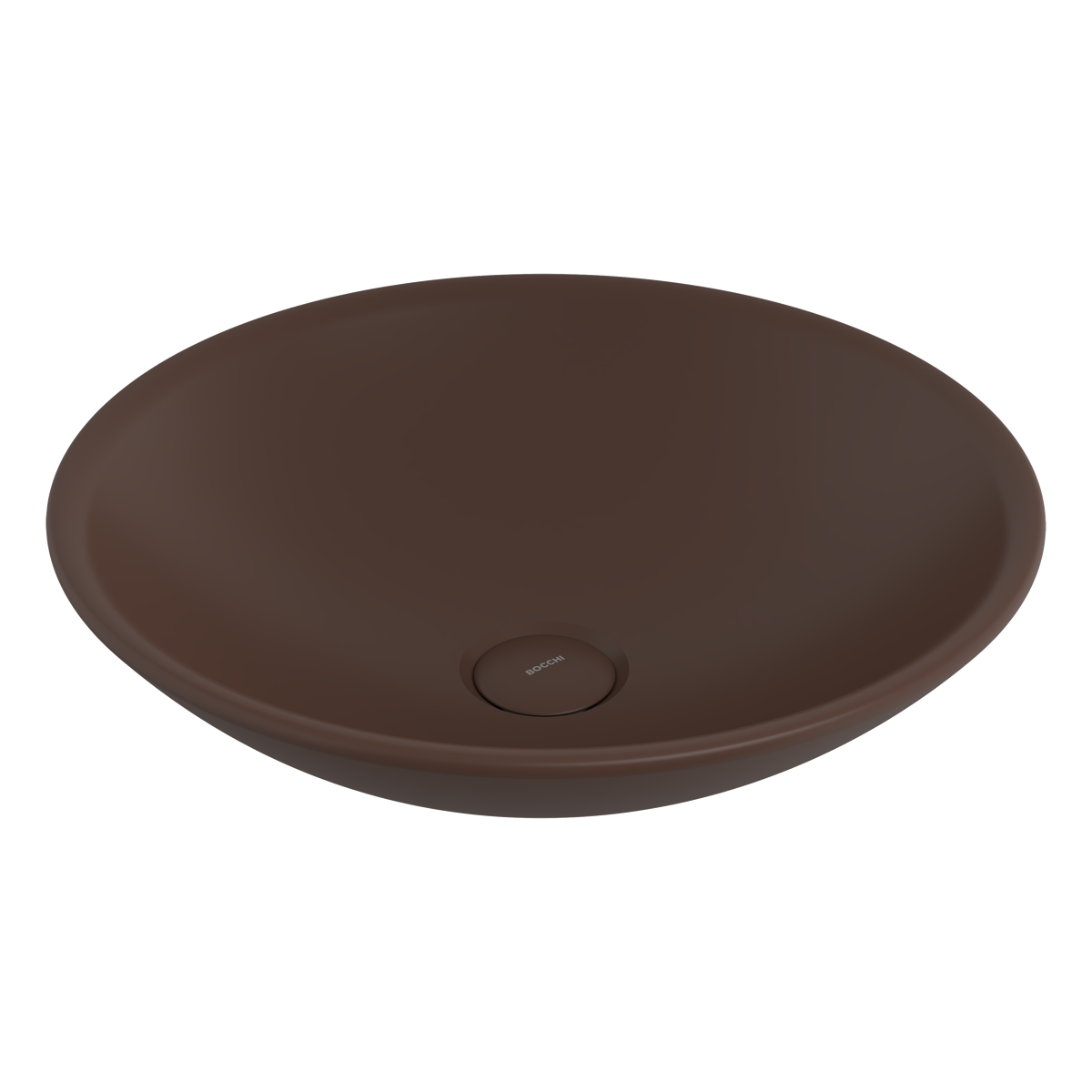 Bocchi Venezia 40 cm Çanak Lavabo Mat Kahve