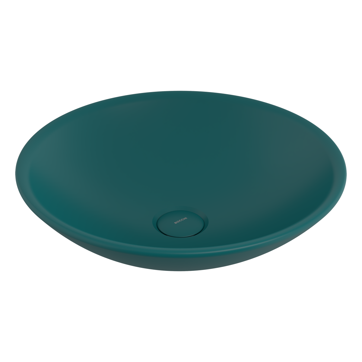 Bocchi Venezia 40 cm Çanak Lavabo Mat Petrol Mavisi